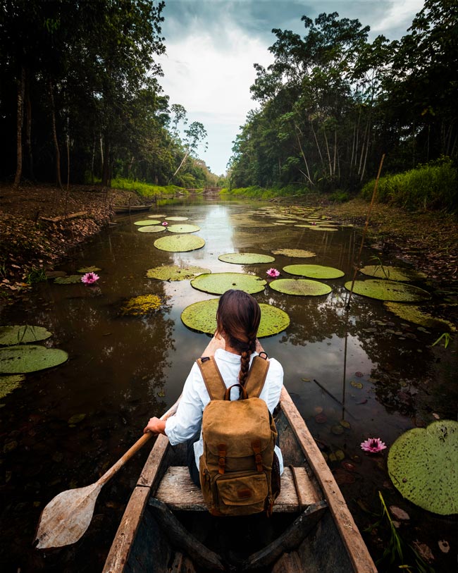 Amazónia, uma aventura memorável O cenário é tão incrível que parece um local inventado. Todos deviam visitar a Amazónia uma vez na vida!