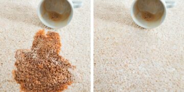 Aprenda a usar esta poderosa combinação. Surpreenda-se com o resultado: bicarbonato de sódio e vinagre para tapetes livres de sujidade.
