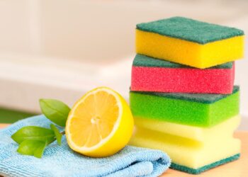 Descubra como limpar a esponja de cozinha de forma correta e eficaz! Aprenda métodos de limpeza que deixam a sua cozinha sempre higienizada!