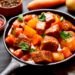 O rico sabor de uma carne de vaca guisada é inigualável.