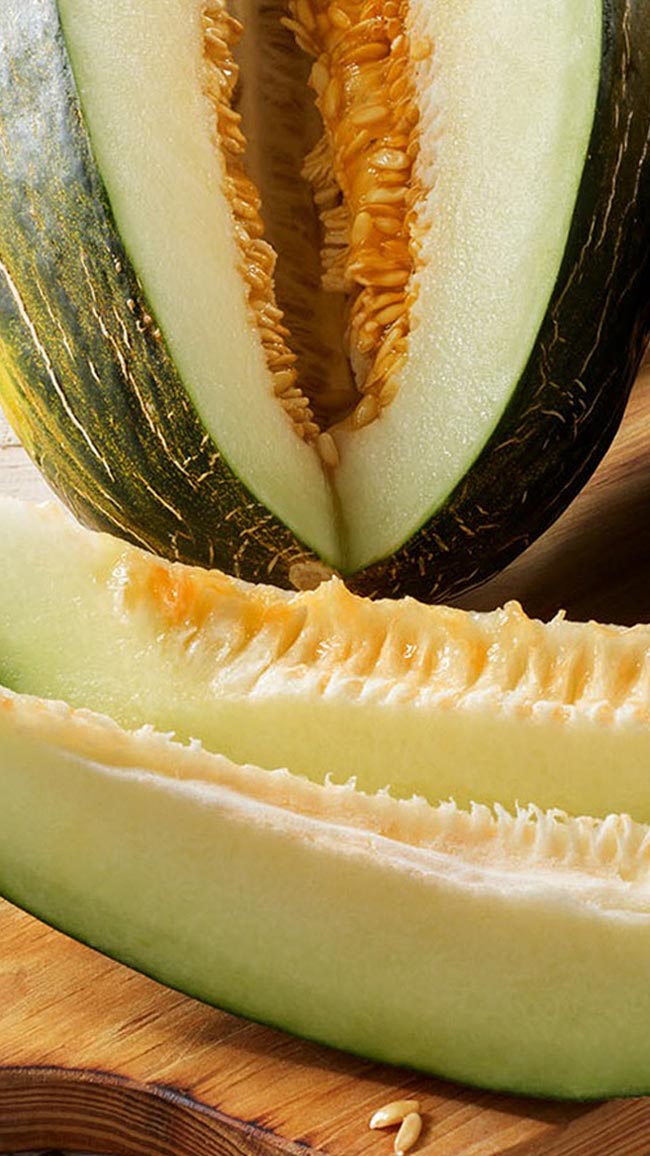 Aprenda a escolher o melhor melão e a conservá-lo Desfrute de melões sempre deliciosos e com grande qualidade!