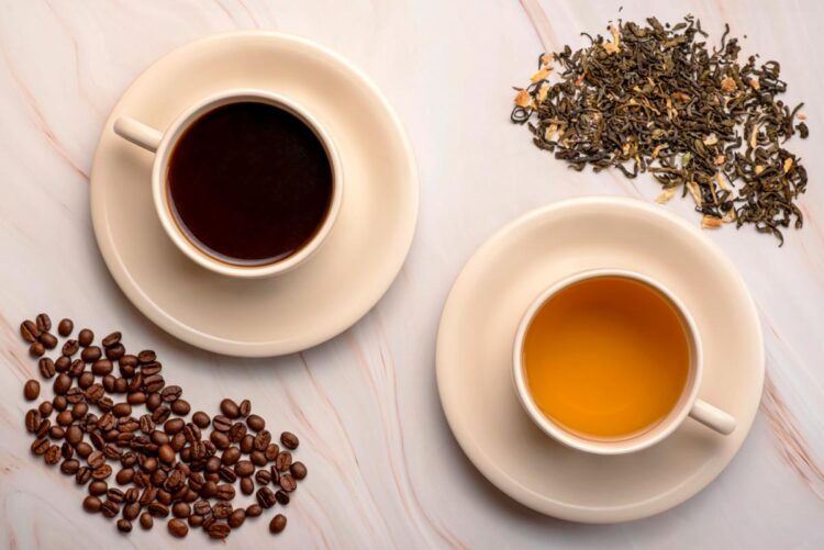 Encontre a bebida ideal! Ambas têm vantagens e desvantagens. Café ou Chá Verde
