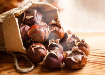 Só 4 minutos! Desfrute do sabor característico das castanhas assadas num instante.