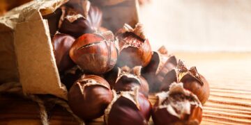 Só 4 minutos! Desfrute do sabor característico das castanhas assadas num instante.