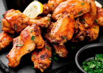 Ninguém consegue resistir ao sabor destas asinhas de frango!