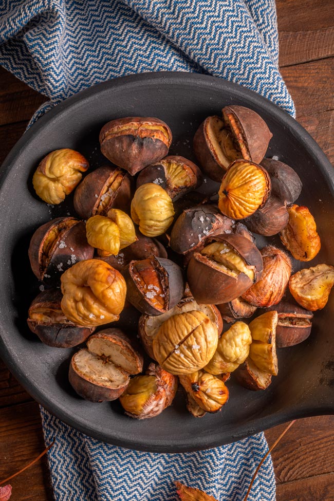 Truques e dicas para assar castanhas: ficam amarelinhas e deliciosas Um verdadeiro deleite que aquecerá os corações de todos à sua mesa. dicas para assar castanhas