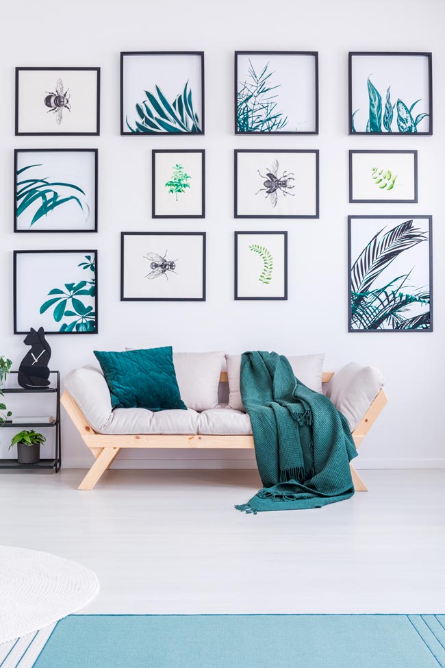 Dê vida às suas paredes com elegância e praticidade! pendurar quadros sem furar a parede