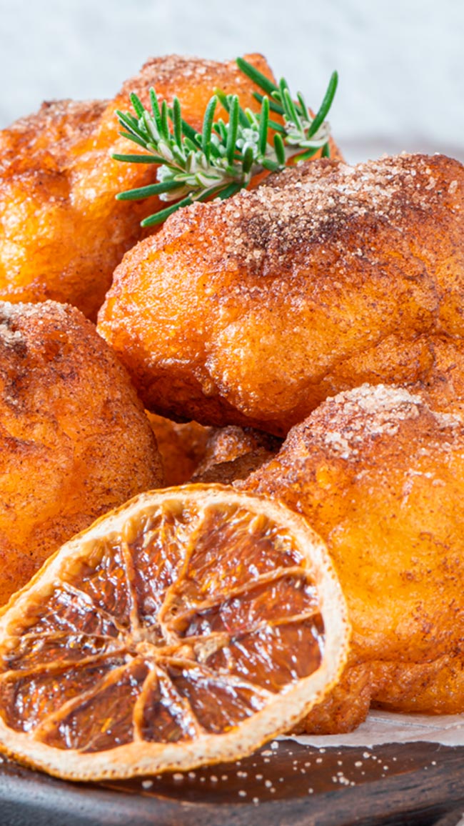 Uma irresistível iguaria natalícia com metade das calorias! Sonhos de Abóbora