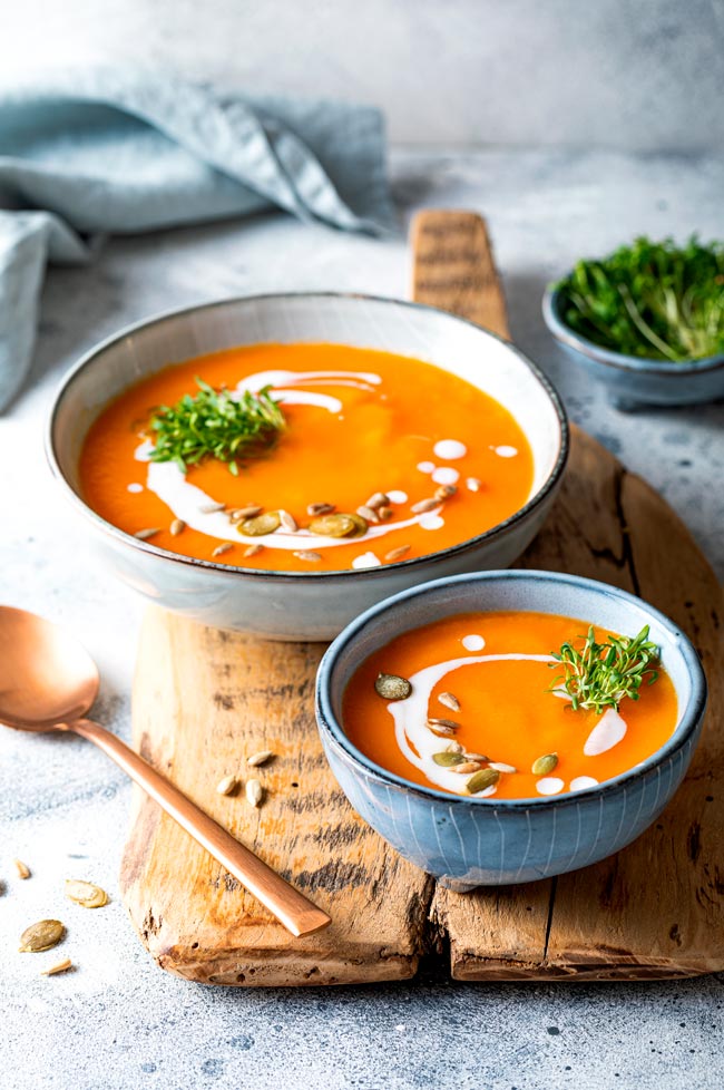 Aqueça o corpo e a alma com estas receitas especiais, simples e rápidas! sopa de abóbora