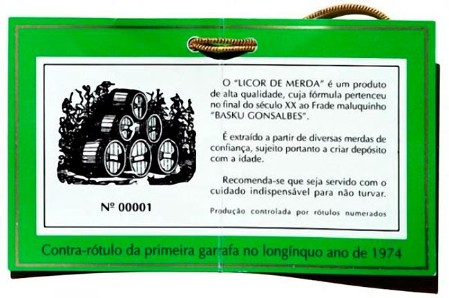 Com um nome pouco apelativo, mas um sabor incrível! receita do Licor de Merda