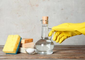 Descubra formas eficazes de incorporar o vinagre nas suas rotinas de limpezas de primavera. vinagre nas limpezas