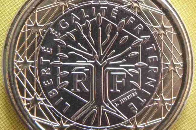 As 20 moedas mais valiosas e raras de 1€ e 2€ 2ª Moeda da França de 2007