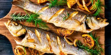 A arte de assar peixe no forno