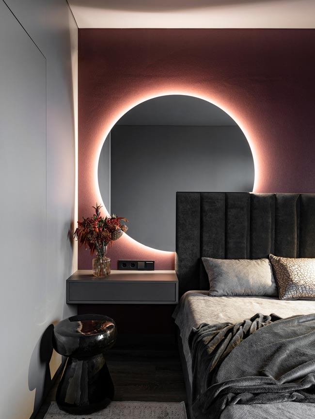 A decoração perfeita para um quarto de casal de sonho Espelho no quarto