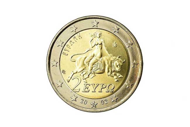 As 20 moedas mais valiosas e raras de 1€ e 2€ Moeda Grécia de 2002