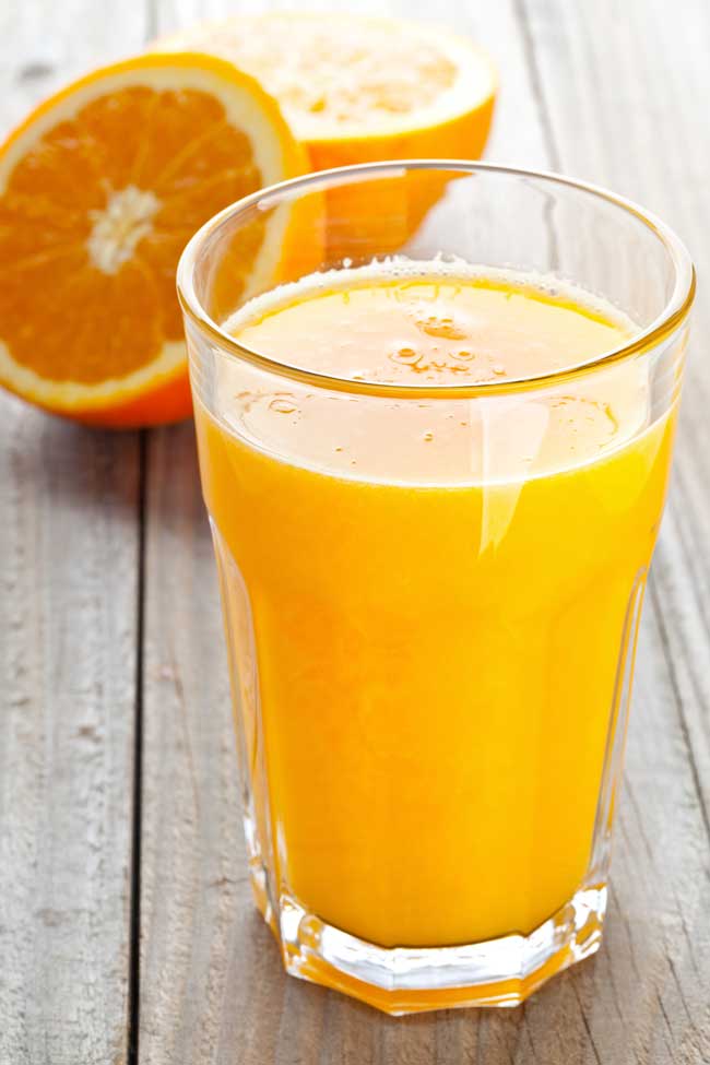 sumo de laranja
