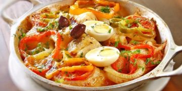Bacalhau no forno à portuguesa