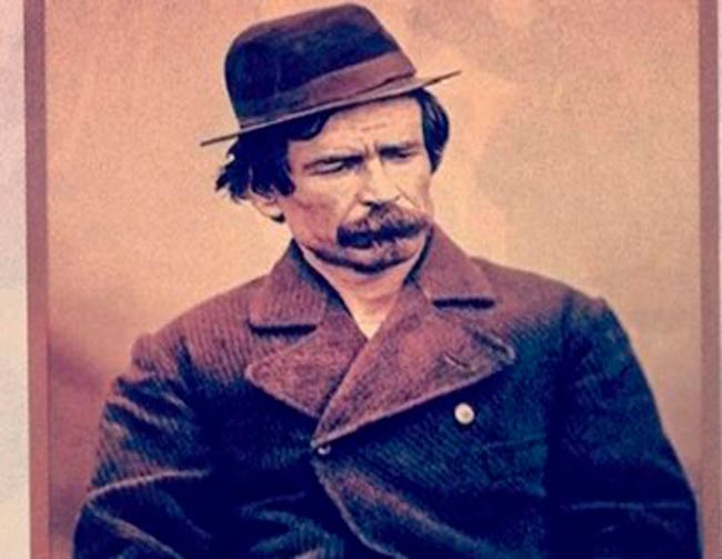 O português suspeito de envolvimento no assassinato de Abraham Lincoln