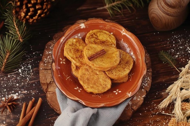 Rabanadas de Natal no forno como fazia a minha avó