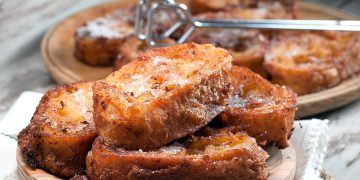 Rabanadas no forno à moda antiga
