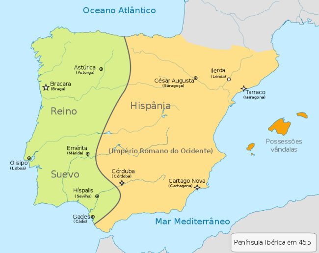 Histórias esquecidas de Portugal: quando Braga foi capital da Galiza Ibéria no ano 455