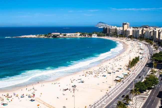 Praia de Copacabana, Brasil