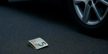 O truque da nota dobrada está de volta aos estacionamentos