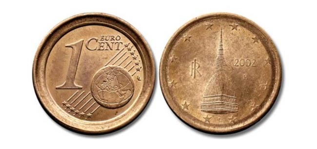 Moedas de 1 cêntimo podem valer mais de 6 mil euros