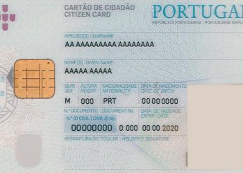 Novo Cartão de Cidadão português com chip contactless