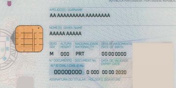 Novo Cartão de Cidadão português com chip contactless