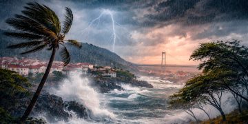 Depressão Therese traz chuva e vento a Portugal