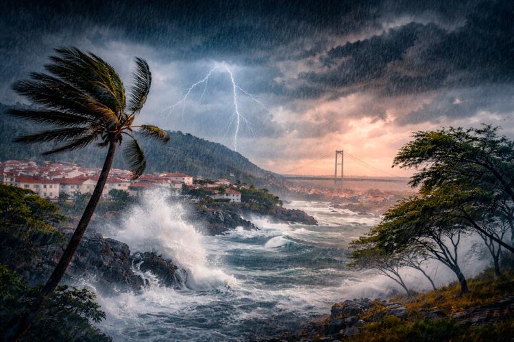 Depressão Therese traz chuva e vento a Portugal
