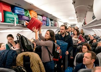 Bagagem de mão gratuita nos aviões