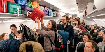 Bagagem de mão gratuita nos aviões