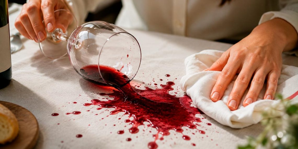 Como tirar nódoas de vinho tinto: 15 truques eficazes que salvam roupa, toalhas e tapetes