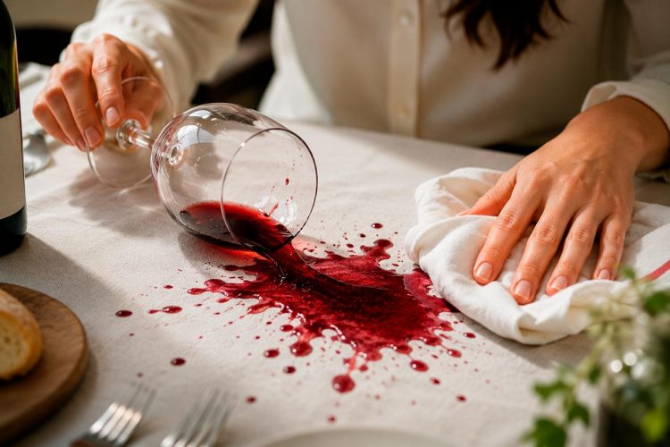 Como tirar nódoas de vinho tinto: 15 truques eficazes que salvam roupa, toalhas e tapetes