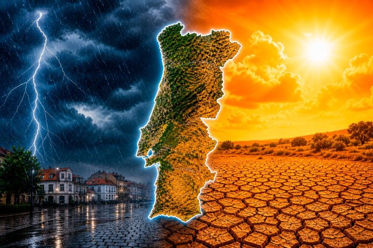 Maio arranca com tempo instável em Portugal: chuva, trovoadas e calor inesperado marcam início do mês