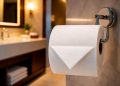 Porque é que os hotéis dobram o papel higiénico em forma de triângulo? O detalhe discreto que quase ninguém entende