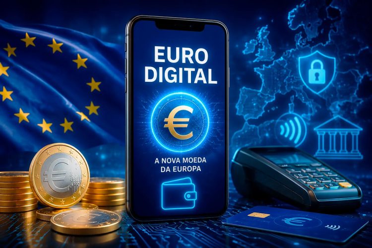 Euro digital dá passo histórico: Parlamento Europeu aprova nova fase da moeda eletrónica que poderá mudar a forma de pagar na Europa