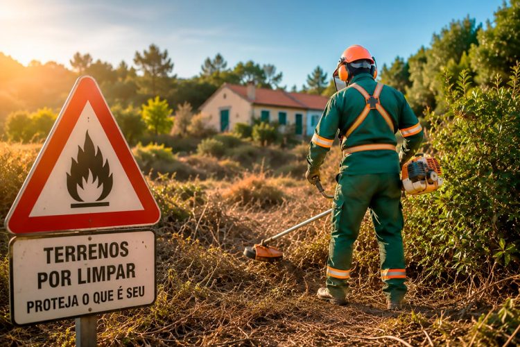 Risco imediato! Terrenos por limpar podem custar até 25 mil euros Risco imediato! Terrenos por limpar podem custar até 25 mil euros