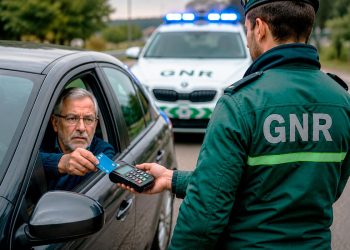 Falsos militares da GNR enganaram condutor de 71 anos e roubaram-lhe 6.000 euros após falsa operação stop