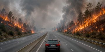 Incêndios nas autoestradas: Brisa explica o que fazer para sobreviver em situações de fogo e fumo