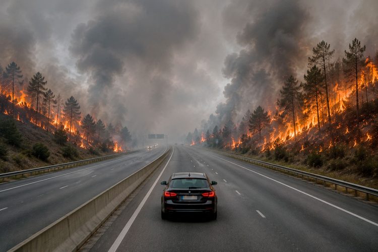 Incêndios nas autoestradas: Brisa explica o que fazer para sobreviver em situações de fogo e fumo