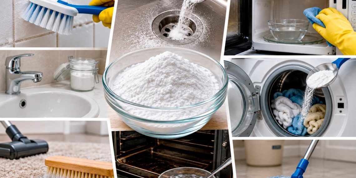 8 formas surpreendentes de usar bicarbonato de sódio na limpeza da casa