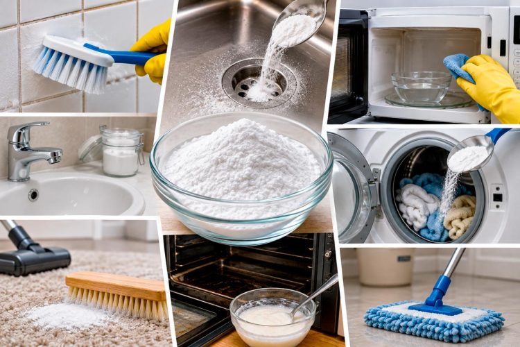 8 formas surpreendentes de usar bicarbonato de sódio na limpeza da casa