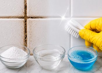 Como limpar as juntas dos azulejos com apenas 3 ingredientes
