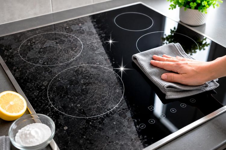 Como limpar e eliminar riscos da placa de indução ou vitrocerâmica