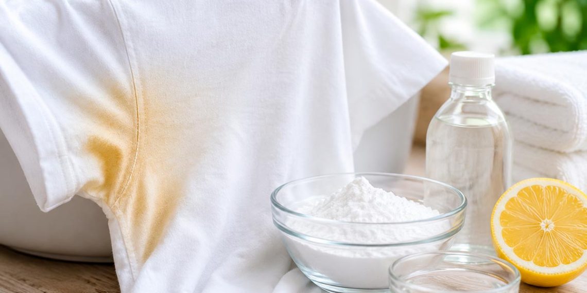 Como tirar o amarelado e as manchas de suor da roupa branca: o truque infalível para salvar as suas peças
