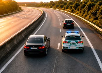 O erro que muitos fazem ao passar a polícia na autoestrada e que pode dar multa