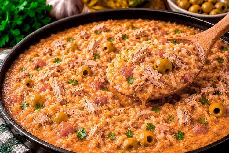 Arroz de Atum Malandrinho: receita rápida, económica e cheia de sabor Arroz de Atum Malandrinho: receita rápida, económica e cheia de sabor